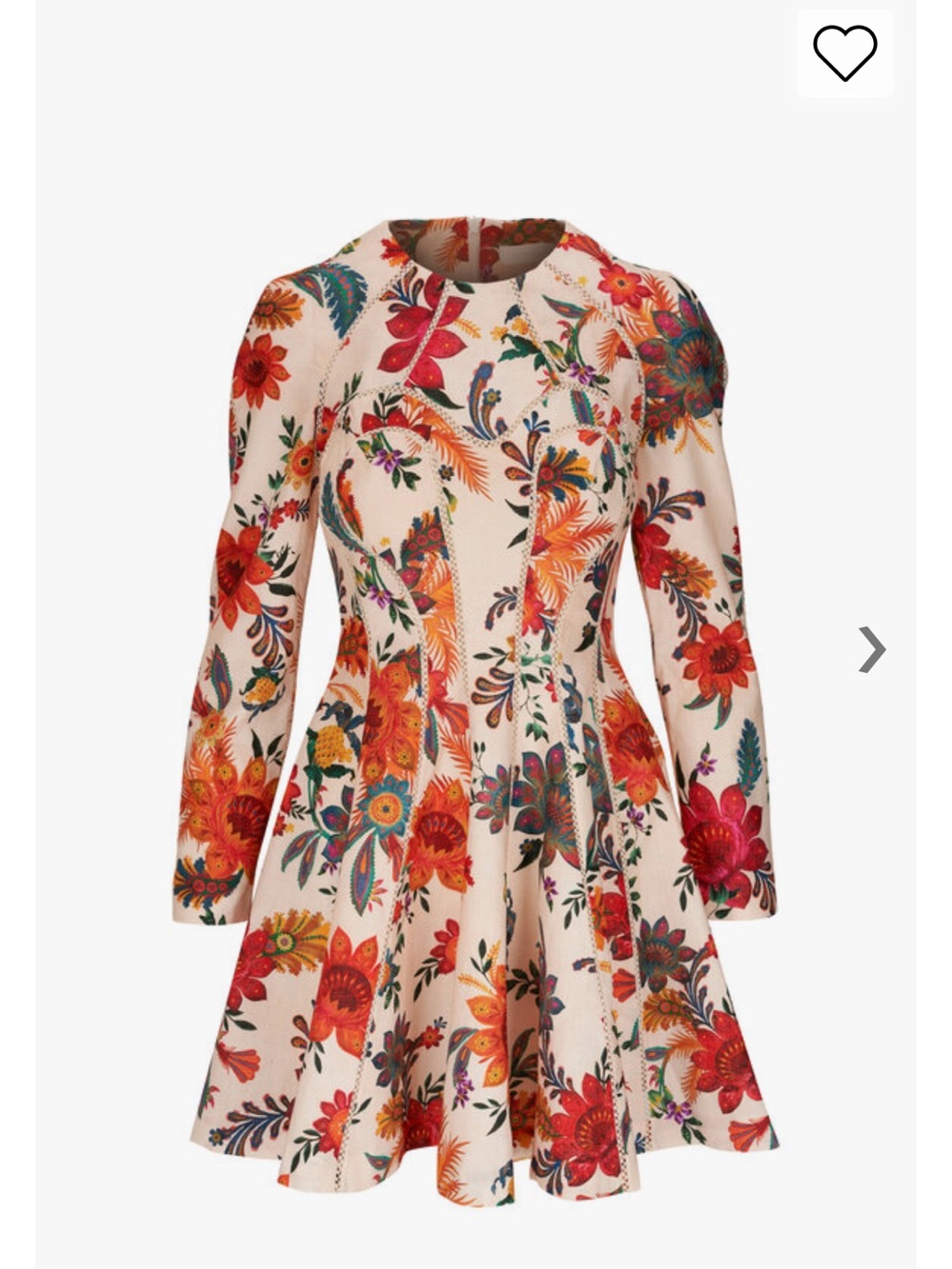 Zimmermann ginger fit and flare mini dress